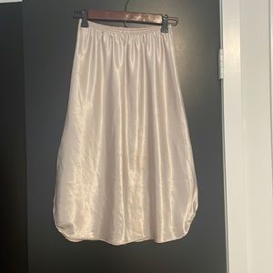 Vintage Midi Silk Skirt!